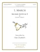 Second Suite in F, Mvt. 1 Handbell sheet music cover